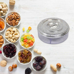 Dry Fruit Box – Smiley 4 Compartment Snack Organizer | Lunchie Bunchie