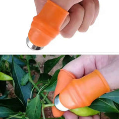 Thumb Knife Cutter – Safe Silicone Finger Guard for Efficient Peeling