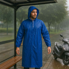 Waterproof Hooded Raincoat for Men – Durable & Lightweight