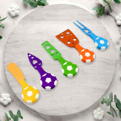 Cheese Knife Set – Stainless Steel Football Theme (5 Pcs) | Indo Glow