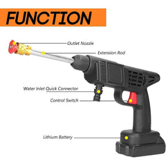 Wireless Car Washer Kit – 48V High Pressure & Portable |