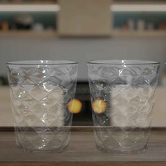 Pyramid Glass – 300 ML Unbreakable Plastic Tumbler
