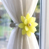 Decorative Curtain Tieback – Elegant Floral Beaded Rope