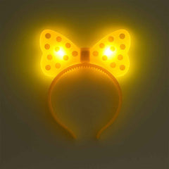 LED Glowing Bow Hairband – Fun Light-Up Accessory for Kids