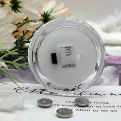 LED Crystal Candle Light – Flameless Safe Decorative Glow