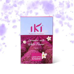 IKI Pocket Air Freshener Breeze Burst scent sachet in pack