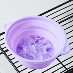 Folding Silicone Facial Ice Bath Bowl – Collapsible & Space-Saving
