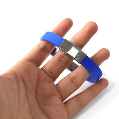 Premium Fancy Wrist Bracelet – Stylish Silicone Metal Design