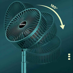 Portable Desktop Fan – Adjustable, Silent, Foldable | Velvet Wellness