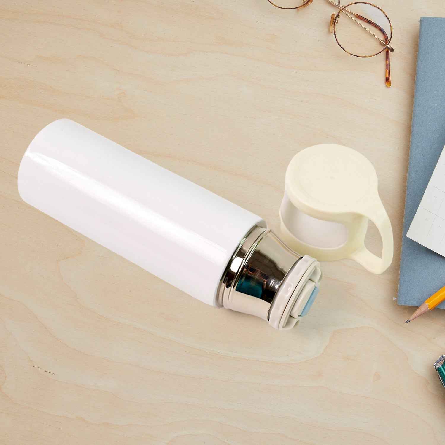 Stainless Steel Vacuum Bottle – 350ml Leak-Proof & Portable