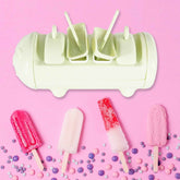 Cartoon Ice Candy Mold – 4-Cup Set for DIY Popsicles | ChillPour
