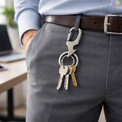 Heavy Duty Keychain – Secure Dual Ring Organizer for Keys
