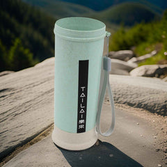 Portable Water Bottle – 300ml Wheat Straw | Corporate Kudos