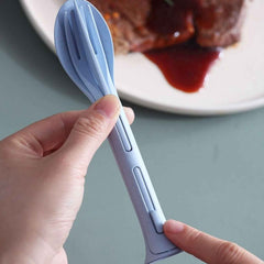 An individual piece from the portable cutlery set, highlighting its ergonomic design and smooth finish.