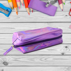 Holographic Waterproof Travel Cosmetic Pouch – Stylish & Durable