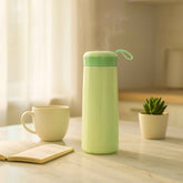 Leak-Proof Plastic Flask – Lightweight 400ML Green Bottle