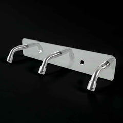 Stainless Steel Wall Mounted Coat Hook Rack – 3 Durable Hooks