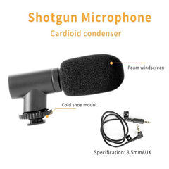 Vlogging Kit – Mini Tripod, Mic & LED Light for Video Making | Mobiléon