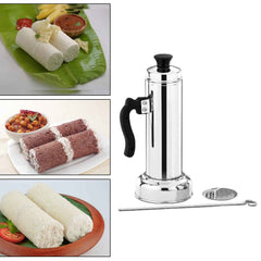 Puttu Maker – Stainless Steel Steamer Set for Pressure Cooker | Indo Glow