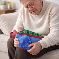 Hot Water Bottle with Soft Cover – Effective Pain Relief & Warmth