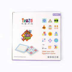 Tic Tac Toe puzzle game played indoors with family