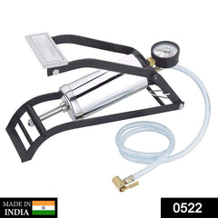 Steel Foot Pump – Heavy Duty Car & Bike Tire Inflator | Carivox