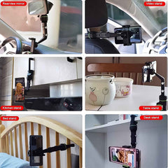 Car Rear View Mobile Holder – 360° Rotatable Mount | Velvet Wheels