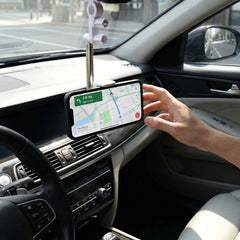 Car Phone Holder – Adjustable 360° Rotating Rearview Mirror Mount