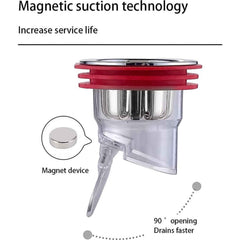 Odour Proof Floor Drain – Magnetic Valve for Fresh Bathrooms