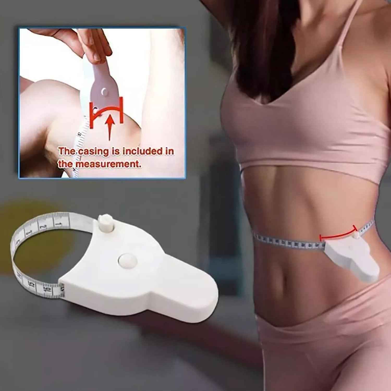 Body Measuring Tape – Retractable & Accurate for Fitness | FitFuzion