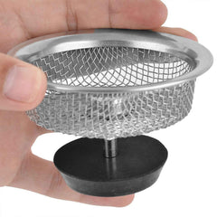 Stainless Steel Sink Strainer – Adjustable Stopper | Garth