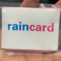 Waterproof Emergency Raincoat Card – Compact & Easy Carry