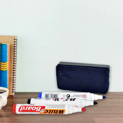 Whiteboard Marker Set – Smooth, Vivid Ink with Duster Pack of 4