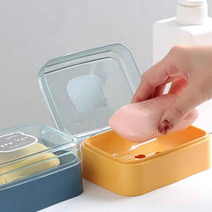 Self-Draining Soap Dish – Portable & Leakproof | VelvetBubbles