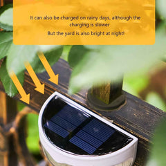 6 LED Solar Wall Fence Light – Honeycomb Shade Design, 2 Pc Set