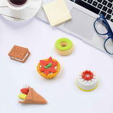 3D Fast Food Erasers – Cute 5 Pcs Set for Kids | TinyTrendy
