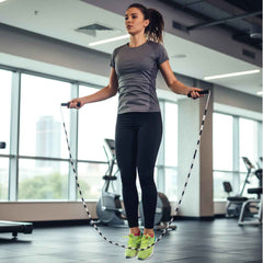 Skipping Rope for Fitness – Adjustable, Comfortable Grip Jump Rope