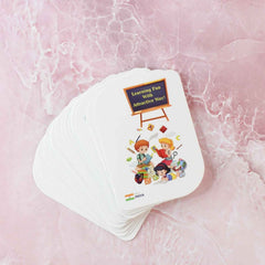 Alphabet Flash Cards Set – 32 Durable Early Learning Cards