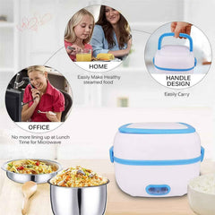Electric Lunch Box – 3-in-1 Stainless Steel Food Heater | Lunchie Bunchie