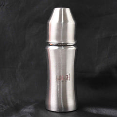 Ganesh Stainless Steel Baby Bottle – 250ml Anti-Colic Nipple