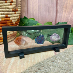 Jewellery Display Box – Transparent Floating Magnetic Frame 23x9 cm