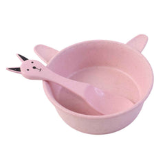 Kids Feeding Bowl with Spoon – Safe & Lightweight 240ML Set