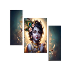 Krishna Flute Wall Art Ð Vibrant & Sacred Home Decor
