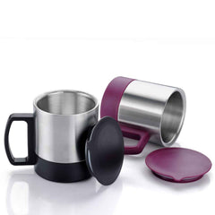 Insulated Steel Coffee Mug – Spill-Proof, Hot & Cold Drink | Mug Wala