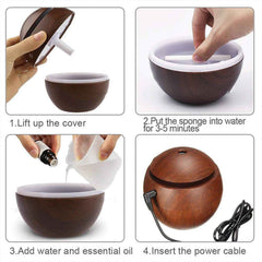 USB Desktop Humidifier – Ultrasonic LED Aroma Diffuser | Airvanta