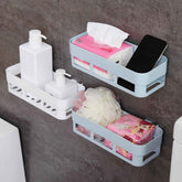 Shower Corner Caddy – Wall-Mounted Suction Shelf | Mist & Relax