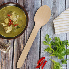 Wooden Tea Spoon 110mm – Eco-Friendly & Sturdy 30 Pcs Pack
