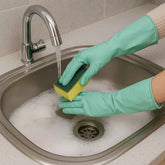 Rubber Cleaning Gloves – Long Cuff Water-Resistant Protection