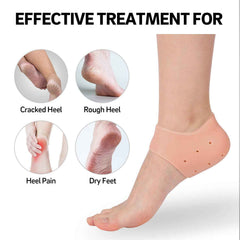 Silicone Gel Heel Socks – Cracked Heels Remedy | Velvet Wheels