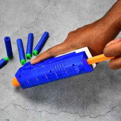 Foam Bullet Gun – ABS Plastic, 10 Suction Darts for Kids | Aditi